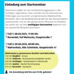 Einladung Startseminar S. 1